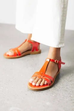 New Angulus Sandal Dame Rød
