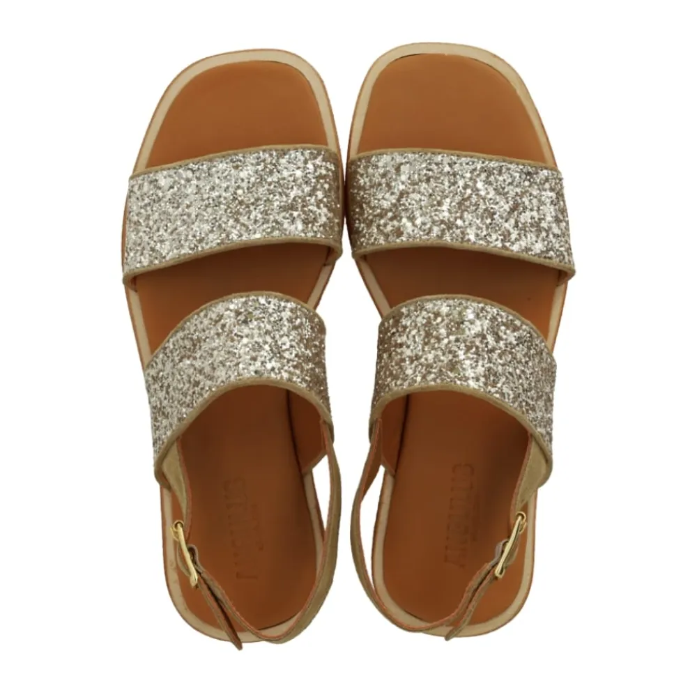 Sale Angulus Sandal Dame Guld