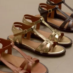 Outlet Angulus Sandal Dame Metallic