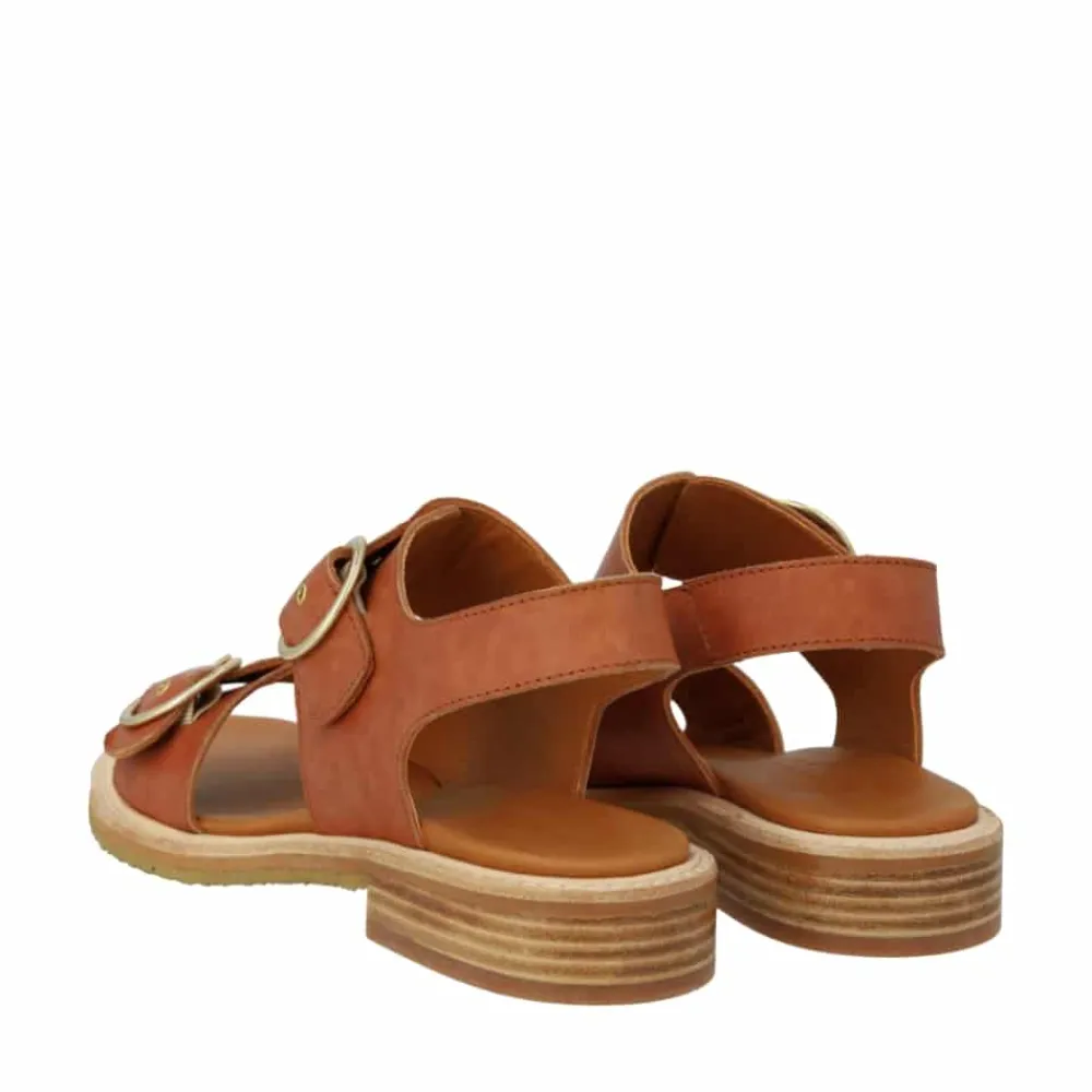 Angulus Sandal Dame Brun