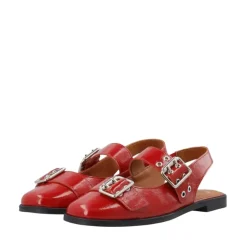 Online Cashott Casdiana Mary Jane Ballerinasko Dame Rød