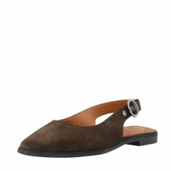 Outlet Cashott Casdiana Sling Back Ballerinasko Dame Brun