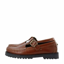 New Cashott Caslena Mary Jane Sko Dame Brun