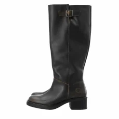 Clearance Cashott Casrikke Wide Pull Lang Støvle Dame Brun