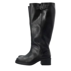 Clearance Cashott Casrikke Wide Pull Lang Støvle Dame Sort