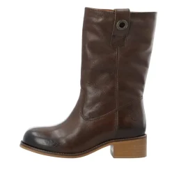 Discount Cashott Casvilma Pull On Mid Cut Støvle Dame Brun