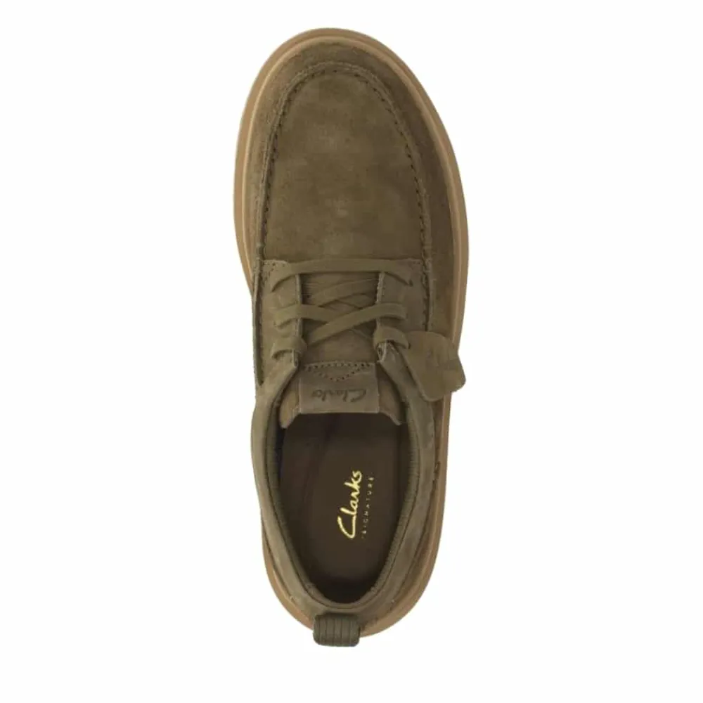 Hot Clarks Polden Moc Sneakers Herre Grøn