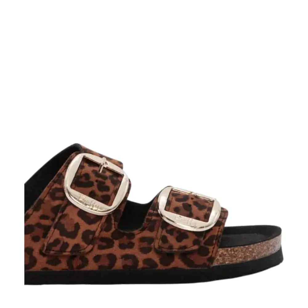Clearance Duffy Florens Quattordici Sandal Dame Leopard