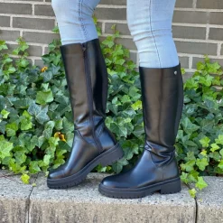 Clearance Duffy Marinella Tre Lang Støvle Dame