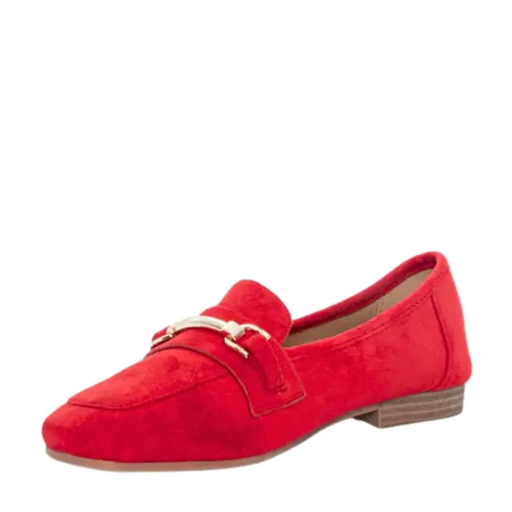 Discount Duffy Novara Tre Loafers Dame Rød