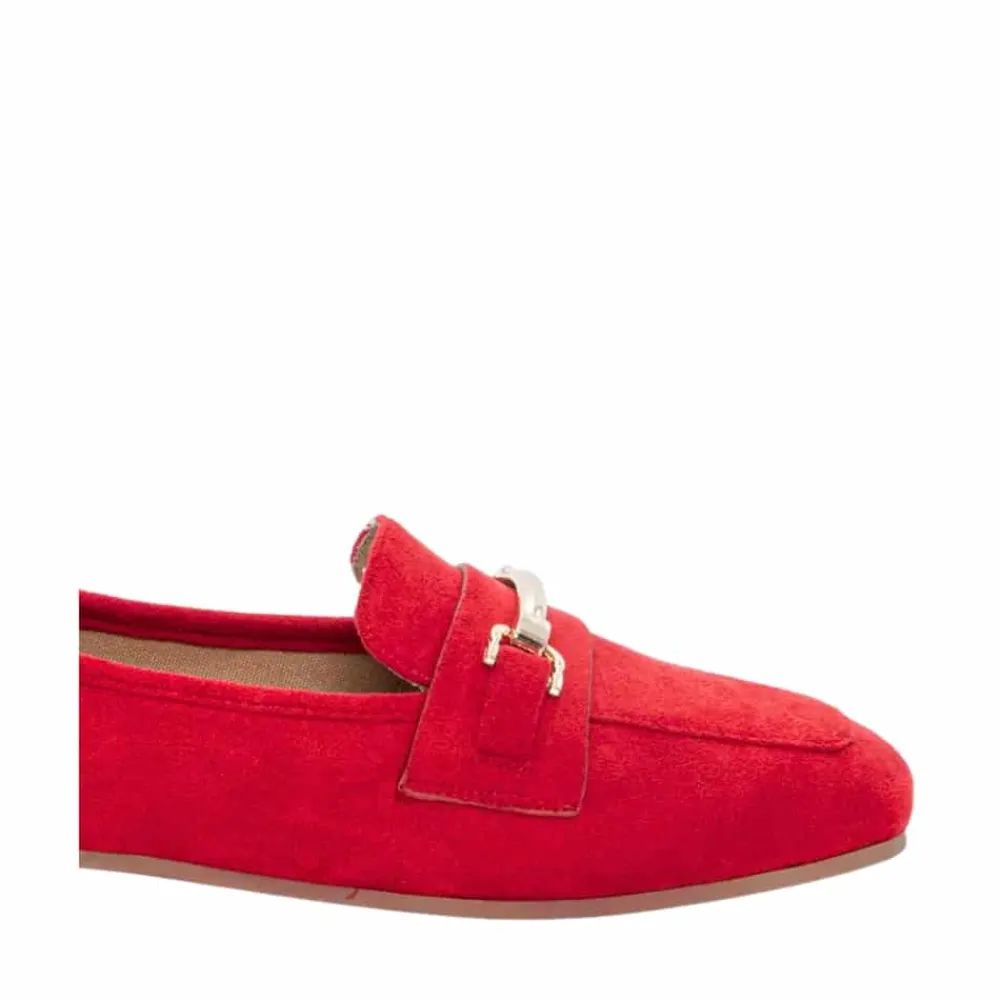 Discount Duffy Novara Tre Loafers Dame Rød