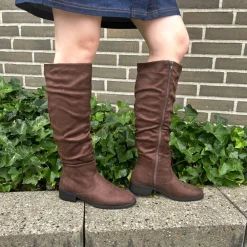 Clearance Duffy Tranto Uno Lang Støvle Dame Brun