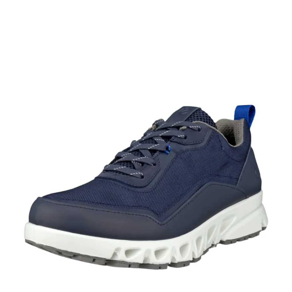 Hot Ecco Multi Vent Sneakers Herre Blå