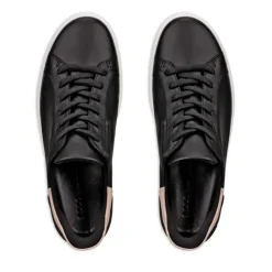 New Ecco Soft 7 Easy Slip Lace Sneakers Dame Sort