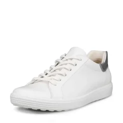Online Ecco Soft 7 W Easy Slip Lace Sneakers Dame Hvid