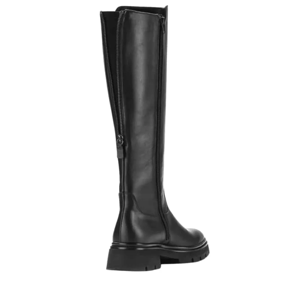 Hot Gabor Lang Støvle Dame Sort