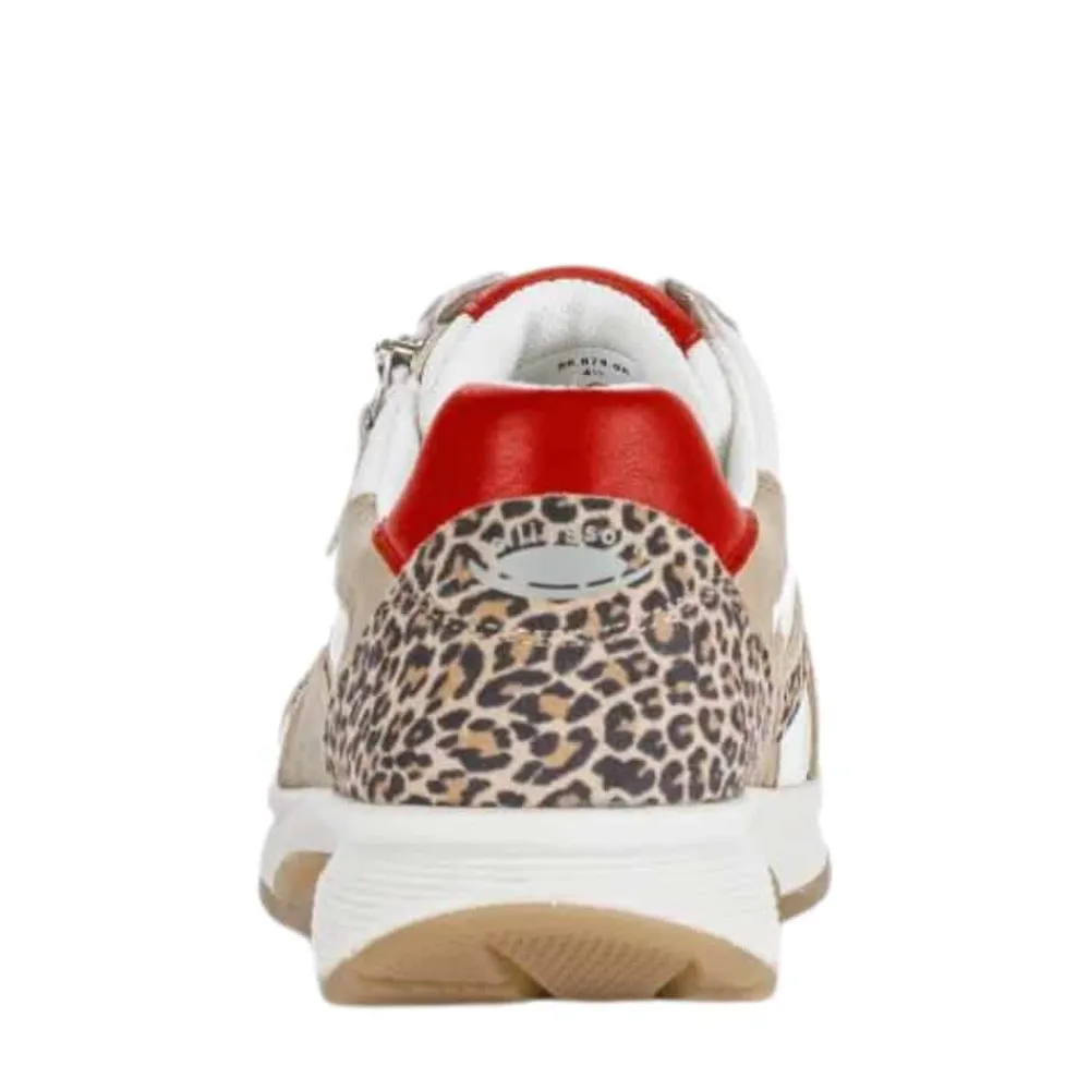 Clearance Gabor Rollingsoft Sneakers Dame Leopard