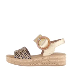 Online Gabor Sandal Dame Leopard