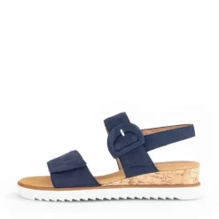 Clearance Gabor Sandal Dame Blå