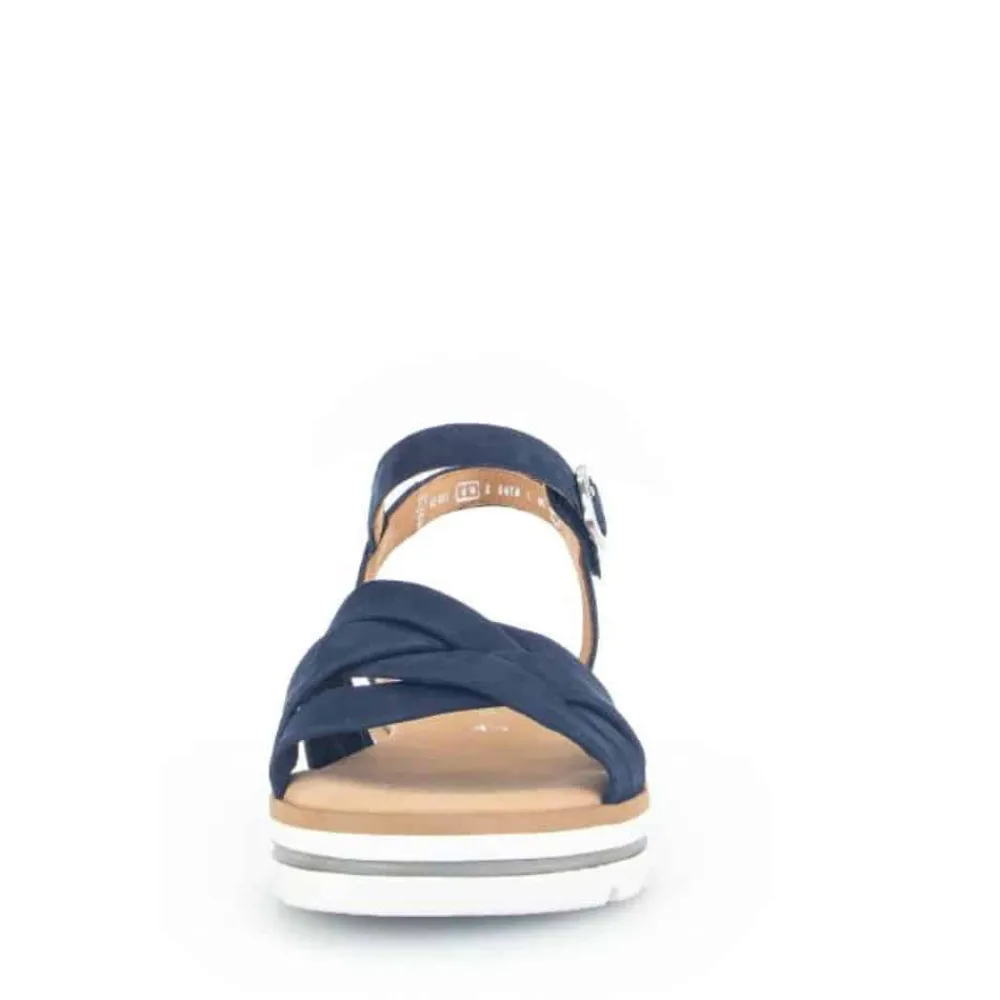Online Gabor Sandal Dame Blå