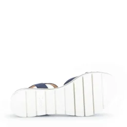 Online Gabor Sandal Dame Blå