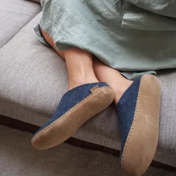 Clearance Glerups Hjemmesko Dame og Herre Blå