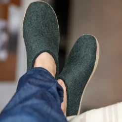 New Glerups Hjemmesko Dame og Herre Grøn