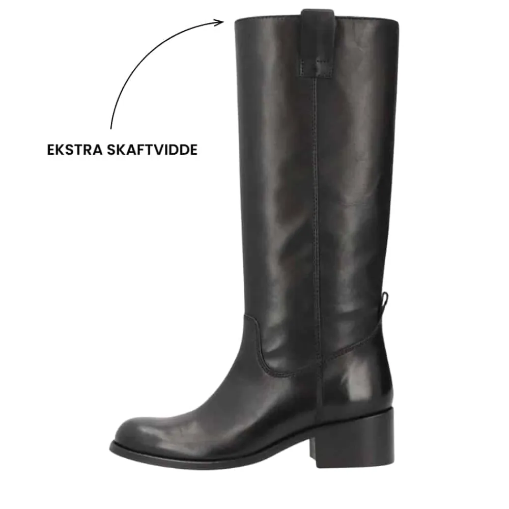 Clearance Phenump Copenhagen Phenumb Copenhagen Martina Wix Lang Støvle Dame Sort