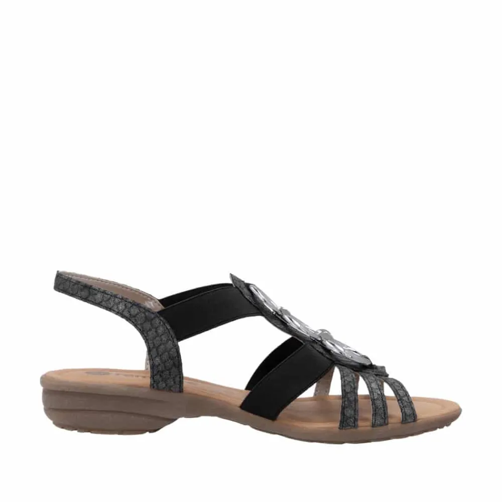 Hot Remonte Sandal Dame Sort