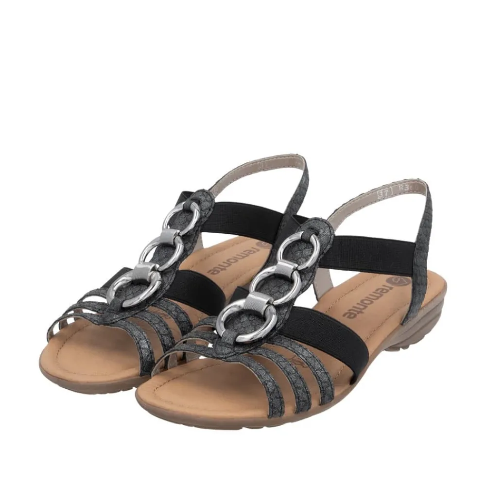 Hot Remonte Sandal Dame Sort