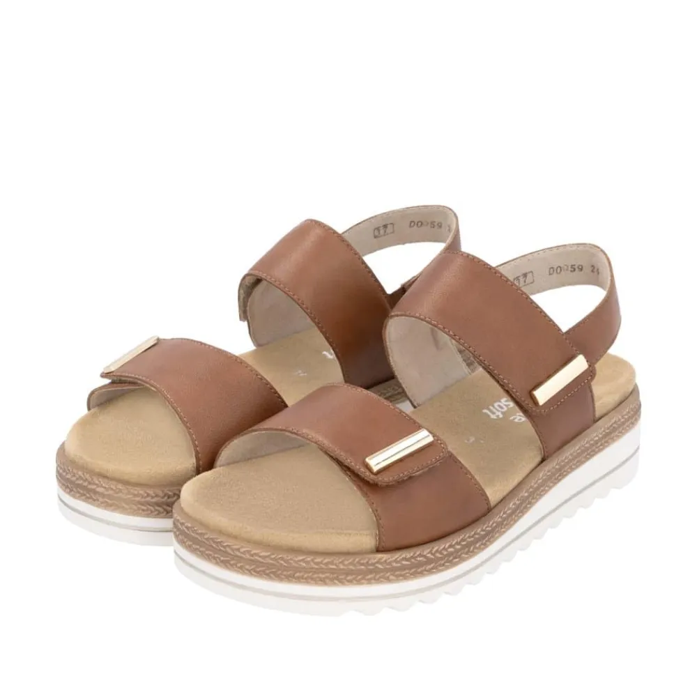Sale Remonte Sandal Dame Brun