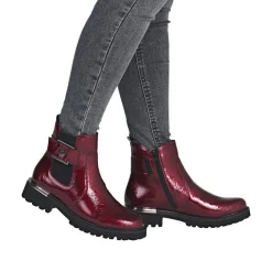 Discount Remonte Støvle Dame Rød