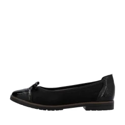 Outlet Rieker Ballerinasko Dame Sort