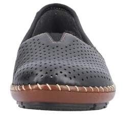 New Rieker Ballerinasko Dame Sort