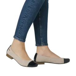 Discount Rieker Ballerinasko Dame Sort