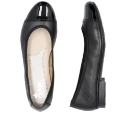 Sale Rieker Ballerinasko Dame Sort