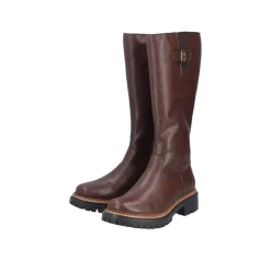 Hot Rieker Lang Støvle Dame Brun