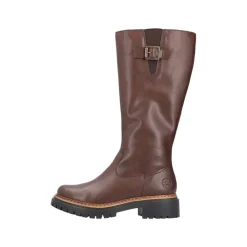 Hot Rieker Lang Støvle Dame Brun