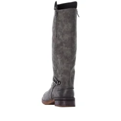 Clearance Rieker Lang Støvle Dame Grå