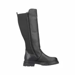 Clearance Rieker Lang Støvle Dame Sort