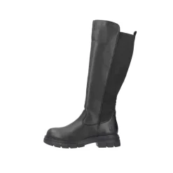 Clearance Rieker Lang Støvle Dame Sort