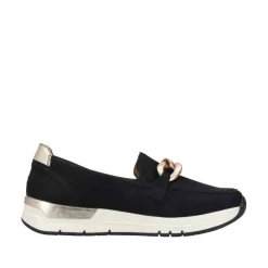 Online Rieker Loafers Dame Sort
