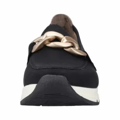 Online Rieker Loafers Dame Sort