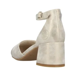 Outlet Rieker Pumps Dame Metallic