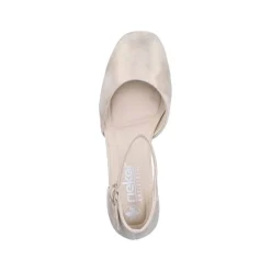 Outlet Rieker Pumps Dame Metallic