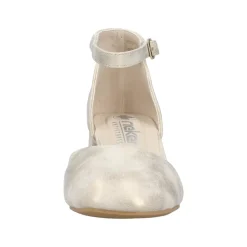 Outlet Rieker Pumps Dame Metallic
