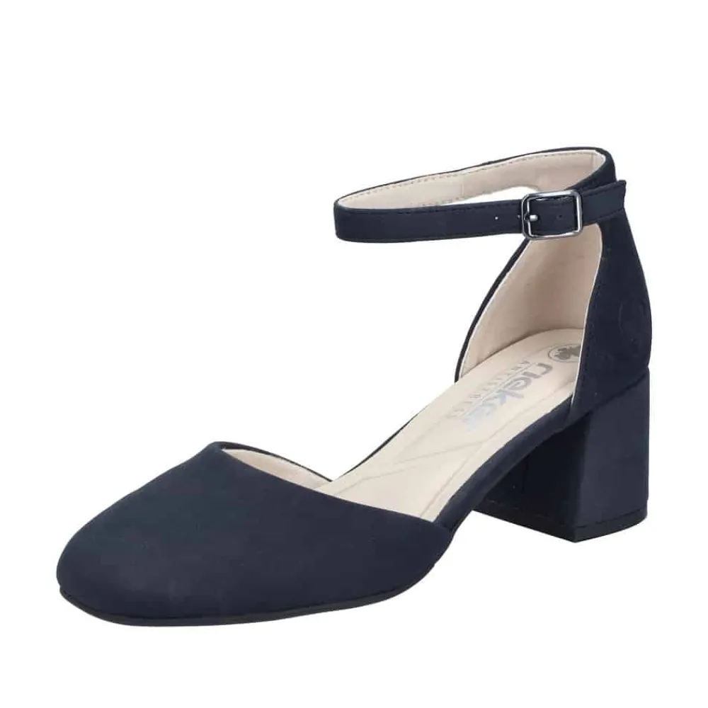 New Rieker Pumps Dame Blå