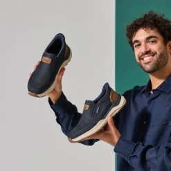 Hot Rieker Ready 2 Go Hyttesko Herre Blå