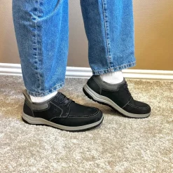 Clearance Rieker Ready 2 Go Hyttesko Herre Sort