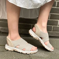Best Rieker Ready 2 Go Sandal Dame Beige